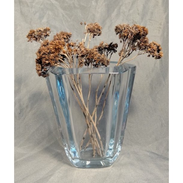 Stor Str�mbergshyttan art deco vintage glasvase