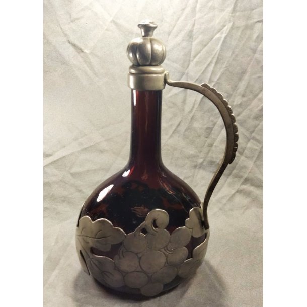 Art Nouveau glaskaraffel