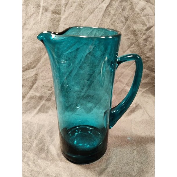 Gr�n/ turkis vintage glaskande