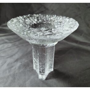 Orrefors vintage Olympisk glas lysestage 1984