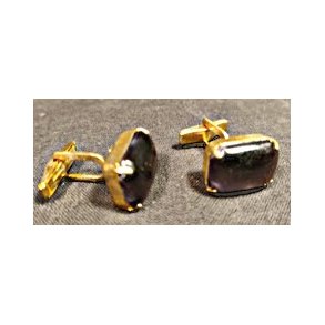 Vintage ametyst manchetknapper