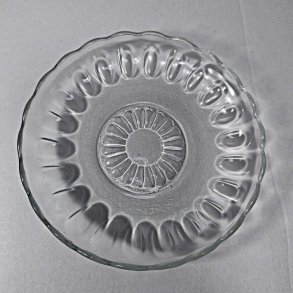 Vintage glas assiet 