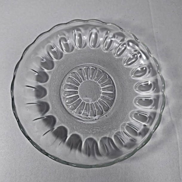Vintage glas assiet 