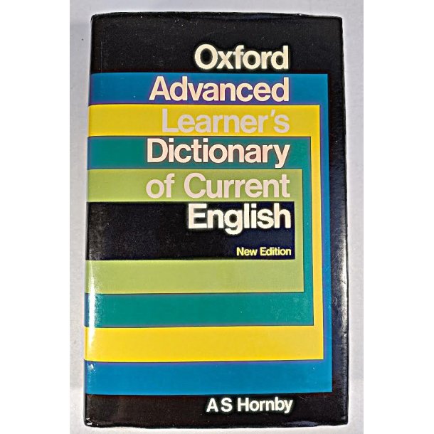 Oxford Advanced Learner�s Dictionary of Current English
