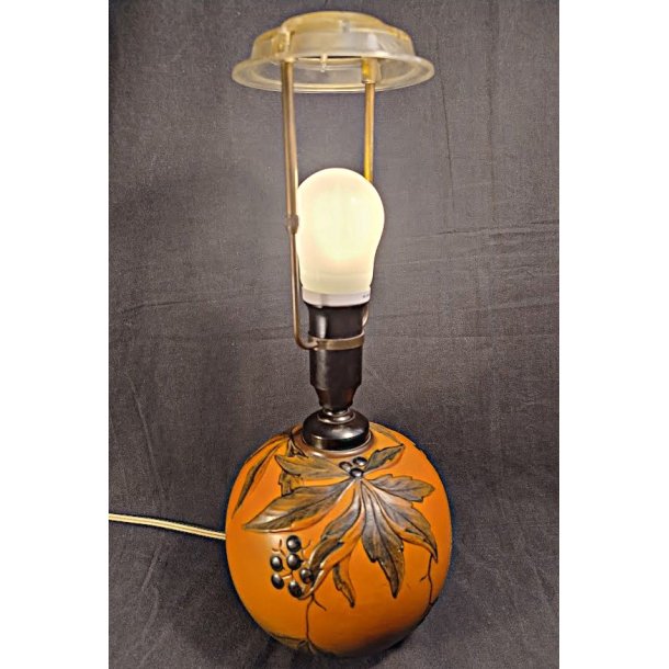 Ipsens Enke orange terrakotta bordlampe