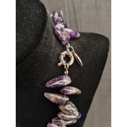Ametyst vintage halsk�de