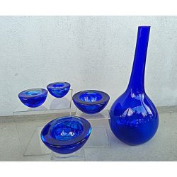 Koboltbl� glasvase