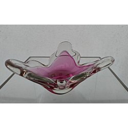 Rosa Orrefors vintage glassk�l