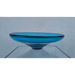 Turkis vintage glasfad