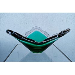 Gr�n vintage glassk�l
