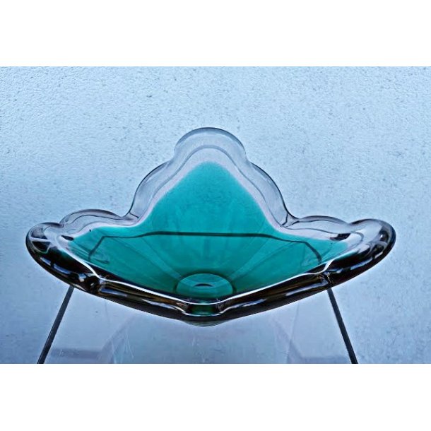 Gr�n vintage glassk�l