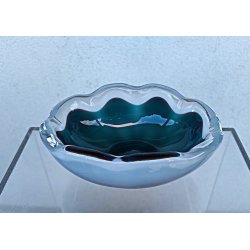 Gr�n Flygsfors Coquille glassk�l