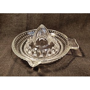 Vintage citronpresser af glas