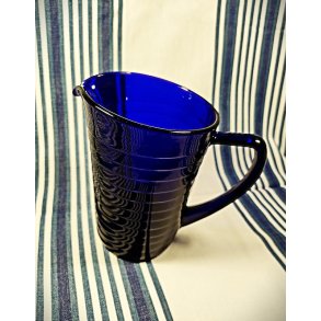 M�rkebl� Broks� vintage glaskande