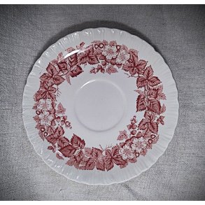 R�d engelsk Wedgwood fajance underkop