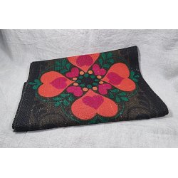 Naturfarvet vintage julel�ber fra S�dahl Design med r�de julehjerter
