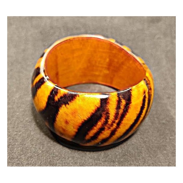 Vintage armb�nd / armring med tigerstriber