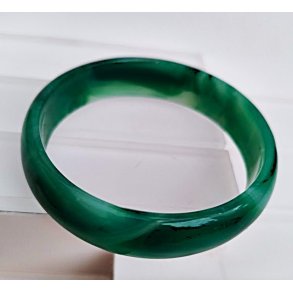 Gr�n agat armb�nd / armring