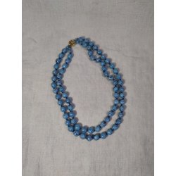 Turkis vintage sten halsk�de