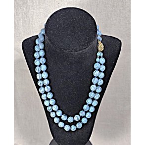 Turkis vintage sten halsk�de