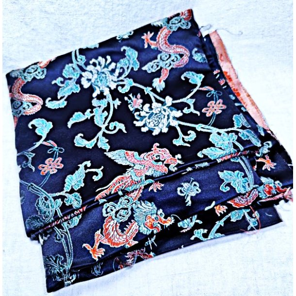Kinesisk satin brokade stof