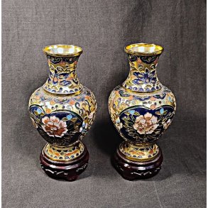 Kinesisk cloisonne vase