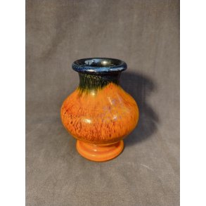 Orange 70'er vintage keramikvase