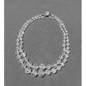 Vintage halsk�de med bjergkrystaller