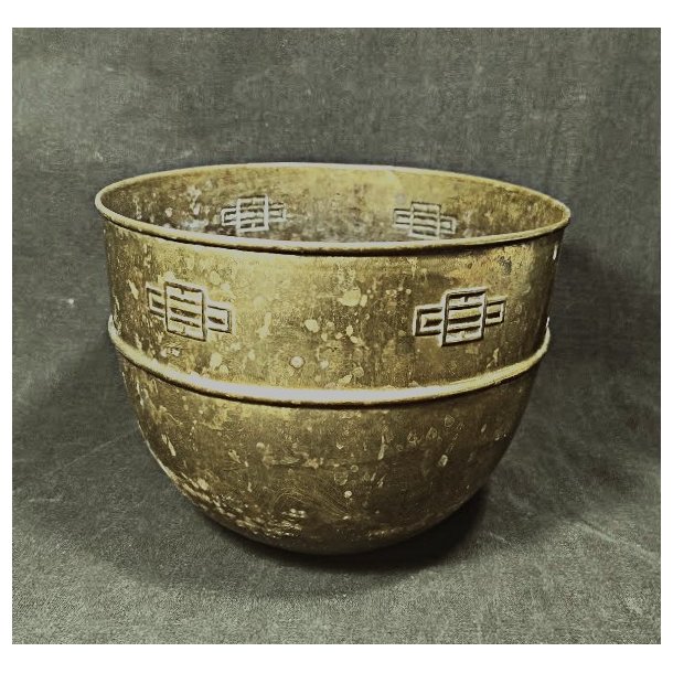 Antik messing jardiniere