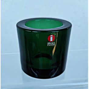 Alfa Green / m�rkegr�n Kivi fyrfadsstage fra Iittala