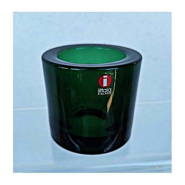Alfa Green / m�rkegr�n Kivi fyrfadsstage fra Iittala
