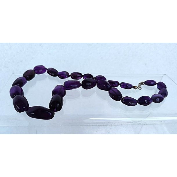 Ametyst vintage halsk�de