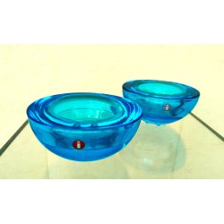 Turkis Iittala Ballo fyrfadsstage