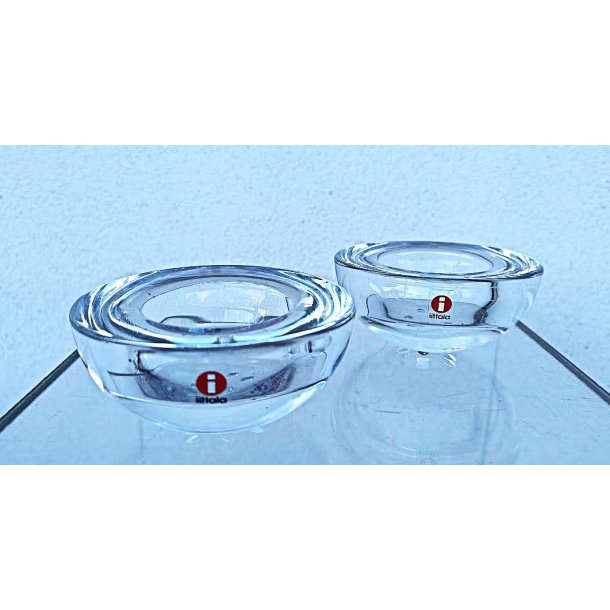 Iittala Ballo fyrfadsstage i klart glas