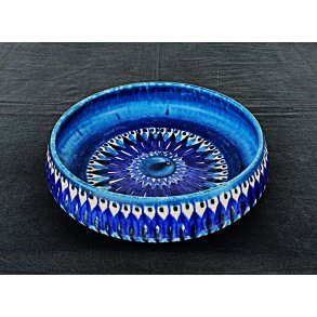 Koboltbl� Knabstrup Keramik vintagesk�l/-fad