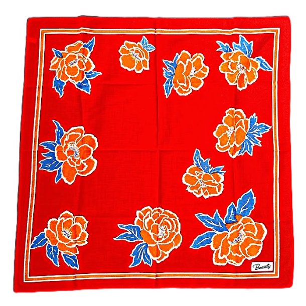 Vintage t�rkl�de med roser i nordisk design