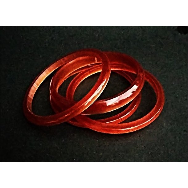 R�d-orange vintage armringe