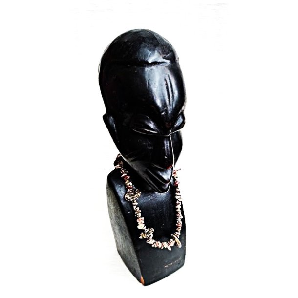 Vintage halsk�de med leopardsten