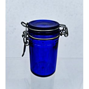 Koboltbl� vintage krydderiglas
