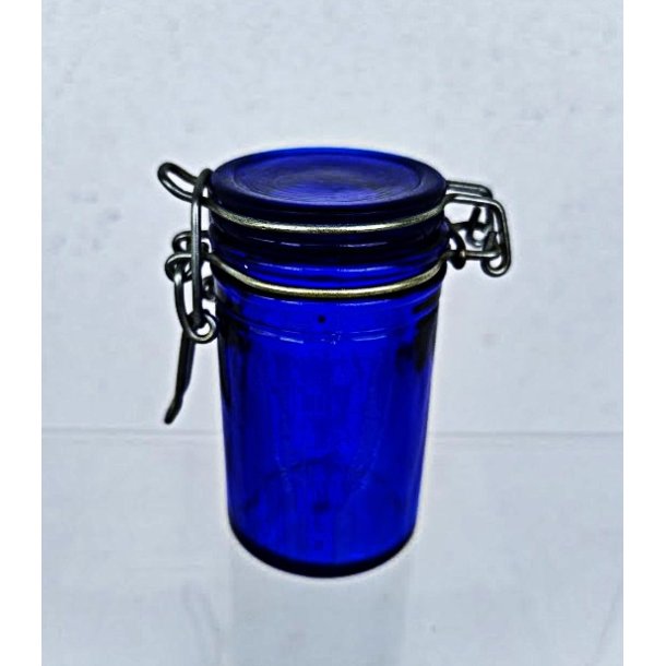 Koboltbl� vintage krydderiglas