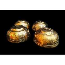 Egyptisk souvenir vintage messingsk�l