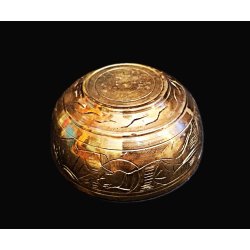Egyptisk souvenir vintage messingsk�l