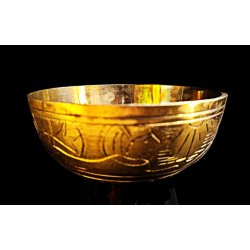 Egyptisk souvenir vintage messingsk�l
