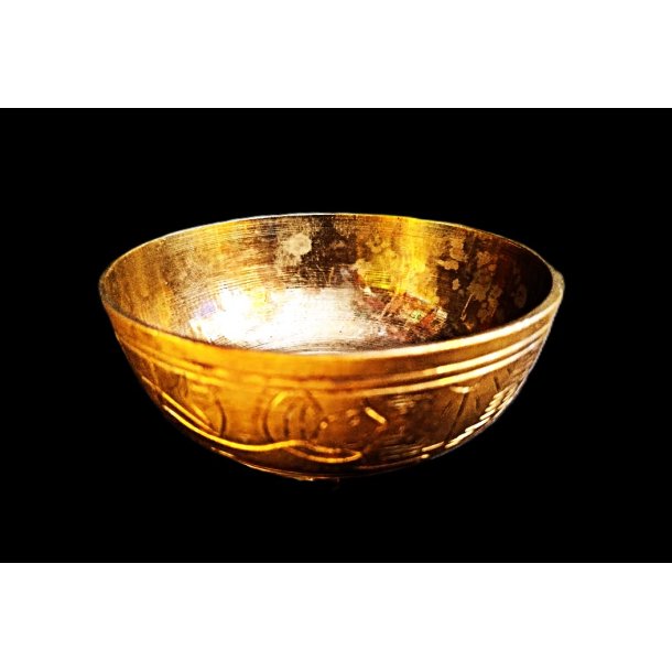 Egyptisk souvenir vintage messingsk�l