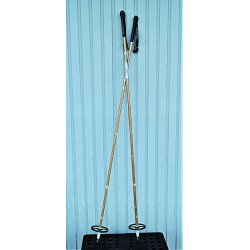 Gamle vintage bambus skistave